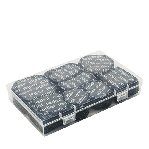 Professional Self-Vulcanizing Tire Repair Patches 96 pcs - Multi-Size (41mm to 57mm) Radial Tire Patch Kit for Cars/Trucks/Motorcycles, Heavy Duty, Heat - size: mix 96pcs