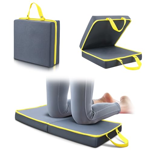 Jardineer Kneeling Pad for Gardening & Extra Thick Knee Pad – Soft Foam Knee Cushion with Waterproof Cover – Large 24x13 Inch Garden Kneeler Mat for Weeding, Exercise, Floor Work