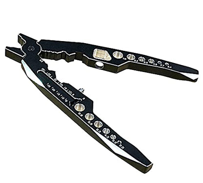 Aluminum Alloy RC Shock Absorber Pliers 4 in 1 RC Crawler Multifunction Pliers Tool RC Rod Ends Disassemble Tool for Traxxas HSP Car Black Silver - color: Black Silver