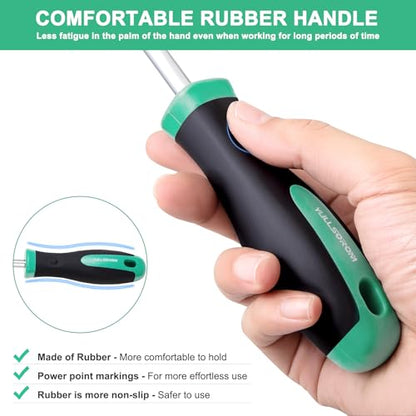 6 Piece Auto Trim Panel Removal Tool Set with Soft Grip,Car Upholstery Removal Kit with Storage Bag