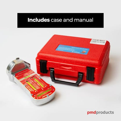 PMD Products Magnetic Camber, Caster & KPI Alignment Gauge - Precision Wheel Alignment Tool for Accurate Steering Adjustment | Part 916