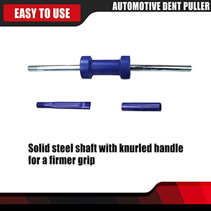 Automotive Dent Puller with 20lbs Universal Slide Hammer | Auto Body Truck Repair Tool Kit 20Repair Frame Set with Carrying Case 15PCS