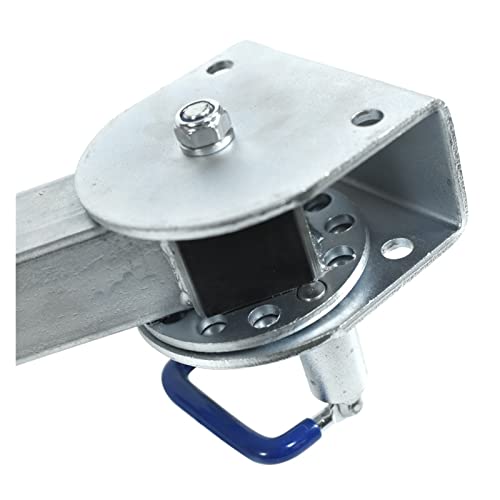 Trailer Jack, 2PCS Stabilizer Legs Drop Down with Plate 600MM Caravan Parking Zinc Jacks Cap 2000KGS Camping RV Trailer Prop Stands Parts,