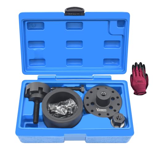 Crankshaft Front Oil Seal Installer & Removal Tool Kit, Compatible With BMW N40 N42 N45 N46 N52 N53 N54, With Carrying Case & Gloves