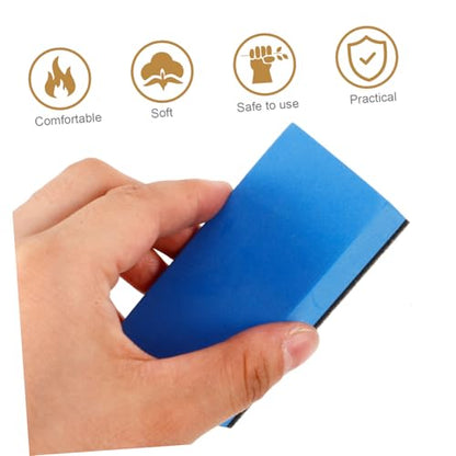TIDTALEO 1 Set Tire Applicator Sponge Waxing Pad and Dressing Cloth Kit for Easy Tire Shine and Detailing Durable Sponge Blocks for Polishing and Car Care
