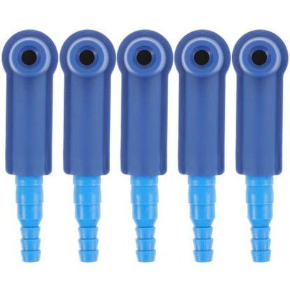 BESPORTBLE 5Pcs Exchange Tool Connector Brake Bleeding Kit, Universal Auto Car Oil Bleeder Pump Exchange Adapter Fluid Changer Automotive Fluid Bleeder Bleeding Connector Adapter