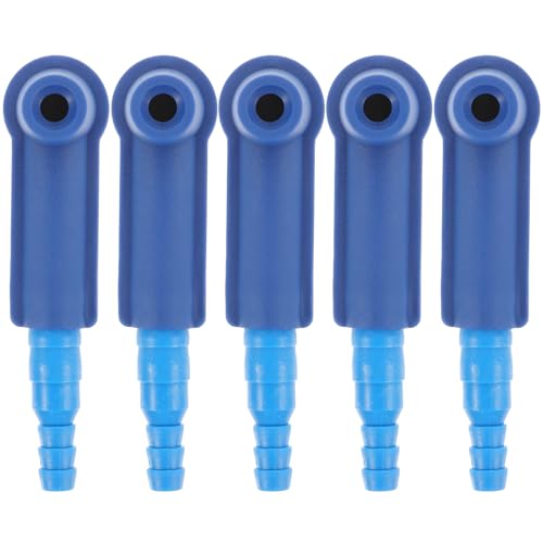 BESPORTBLE 5Pcs Exchange Tool Connector Brake Bleeding Kit, Universal Auto Car Oil Bleeder Pump Exchange Adapter Fluid Changer Automotive Fluid Bleeder Bleeding Connector Adapter