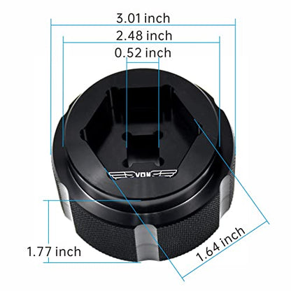 41mm + 46mm 7075 Rear Wheel Axle Nut Socket Tool for Ducati all 748 848 916 996 998 MH900 Multistrada with single sided swingarm Monster S2R S4R S4RS 796 1100 Hypermotard 796 1100 Streetfighter 848