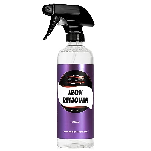 Swift Iron Remover & Wheel Cleaner (16 Oz) – Remove Brake Dust, Iron Oxide & Stuck-On Dirt & Debris from Paint & Wheels | Effective Formula for Decon Car Wash | Preps Paint for Wax Coatings - size: 16 Oz