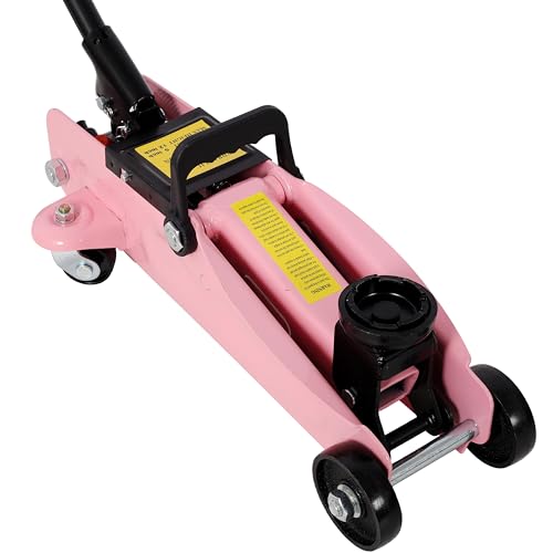 1.5T Low Profile Floor Jack–Hydraulic Steel Trolley | 5"-11.8" Lifting Range|Quick-Lift Pump|Compact for Trunk Storage|Waterproof Dustproof Case|Sports Cars,Sedans,SUVs