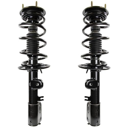 Detroit Axle - AWD Struts Kit for 2013 2014 2015 2016 2017 2018 2019 Ford Explorer [3.5L] 2 Front Struts with Coil Spring 2 Rear Shock Absorbers Replacement Suspension - size: 4AQ47460-V1/ strut shock kit