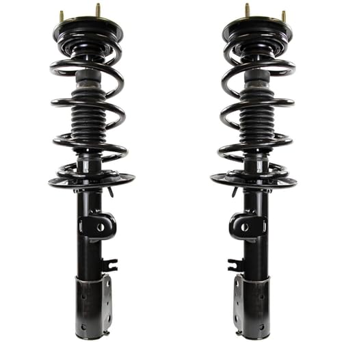 Detroit Axle - AWD Struts Kit for 2013 2014 2015 2016 2017 2018 2019 Ford Explorer [3.5L] 2 Front Struts with Coil Spring 2 Rear Shock Absorbers Replacement Suspension - size: 4AQ47460-V1/ strut shock kit