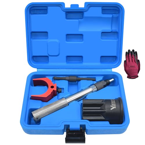 3PCS J-42083 Automatic Timing Pin + 9U-7227 Injector Height Adjustment Gauge Tool + J-38587-A Engine Barring Socket, Compatible with Caterpillar 3406E C-15 C-16 - size: 3pcs