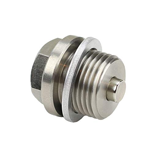 Votex - Made in USA - M18 x 1.5MM Magnetic Engine Magnetic Oil Drain Plug fits BMW, Land Rover, Porsche, Volvo - Stainless Steel - Part Number DP007 - size: M18-1.5 Magnetic Drain Plug