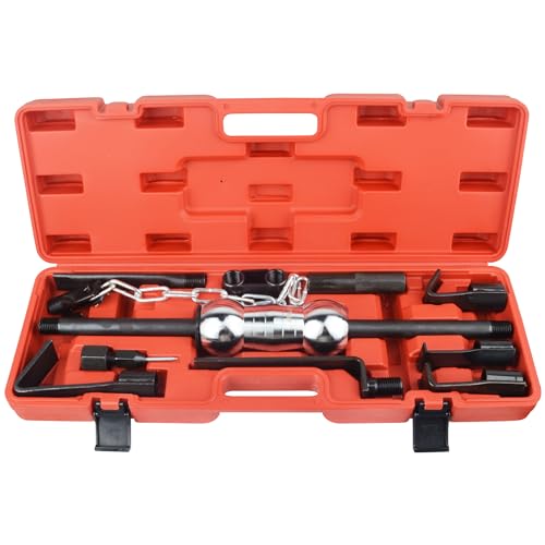 DAYUAN 13Pcs Dent Puller with Slide Hammer Auto Body Repair Tool Kit | Heavy Duty, Most Truck Automotive Dent Remover, Drop-Forged Carbon Steel, Vehicle'S Inside Panels And Upholsteries