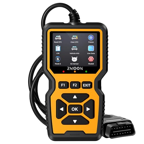 ZMOON ZM201 Professional OBD2 Scanner Diagnostic Tool, Enhanced Check Engine Code Reader with Reset OBDII/EOBD Car Diagnostic Scan Tools for All Vehicles After 1996, 2026 Upgraded