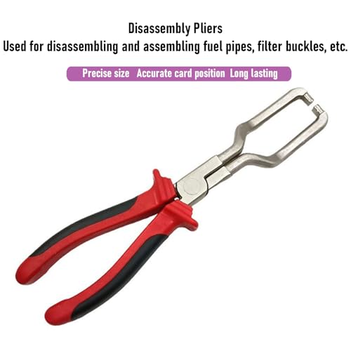 Hose Clamp Pliers Set, Fuel Line Caliper Set, Electrical Disconnect Fuel Filter Pliers Hose Remover Clamp Removal Tool for Tackle Wiring Repairs, Auto Maintenance