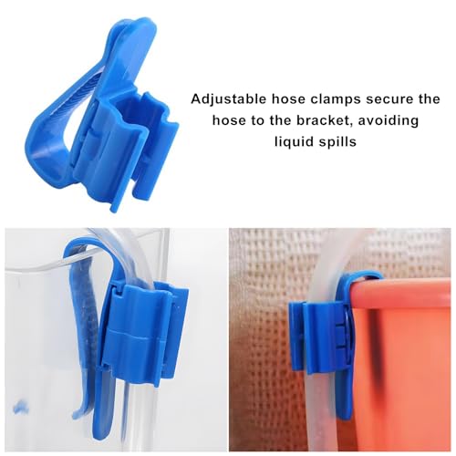 Gas Siphon Hose Pump, Portable Rubber Liquid Hand Pump Kit with PVC Hose & Pinch Clip, High Flow Manual Fuel Transfer Pumps for Petrol Oil Diesel Gasoline, Car Accessories