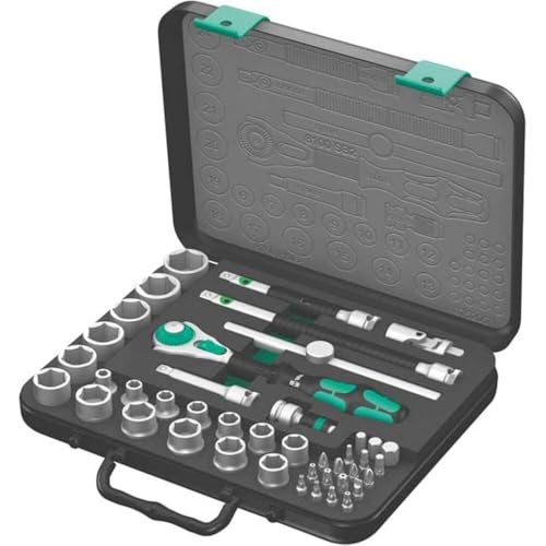 Wera - 5003594001 8100 SB 2 Zyklop 3/8" Metric Ratchet Set ( Piece of 43)