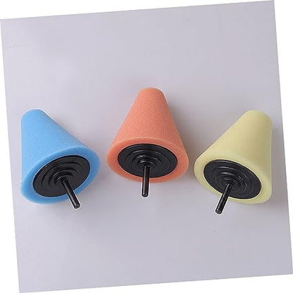Car Accessories Wheel Brush Polishing Sponge Hub Cleaner Tapered Cone Versatile for Auto Boat Motorcycle
