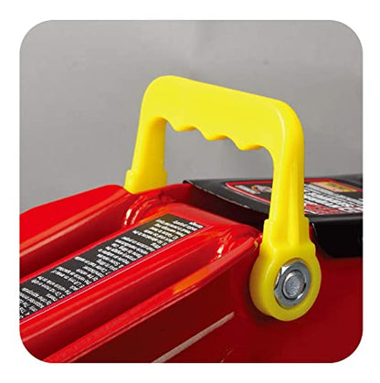 Big RED TAM82012 Torin Hydraulic Trolley Service/Floor Jack with Blow Mold Carrying Storage Case, 2 Ton (4,000 lb) Capacity, Red - style: 2 ton floor jack