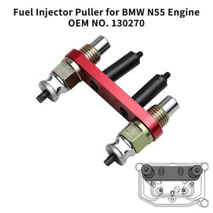 Fuel Injector Removal Install Tool Kit Compatible with BMW N20 N26 N43 N47 N51 N52 N53 N54 N55 N57 N63TU S63 Engine for N63 Engine Since 2012 - size: for 12 Models Engine
