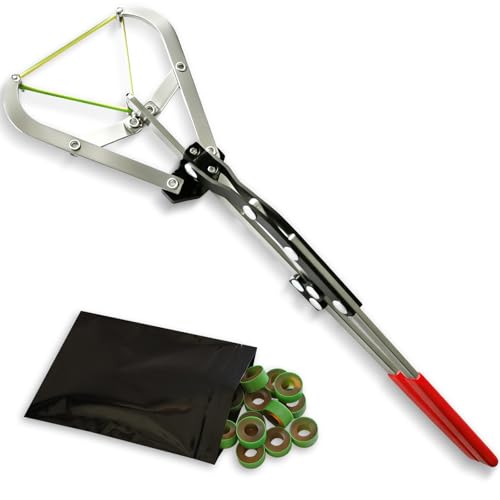 Cattle Banding Tool, 1pc Large Expander Plier with 24pcs Large Rings Kit, Bull Banding Tools for Farm Ranch Calves Sheep Goats and Other Big Livestock