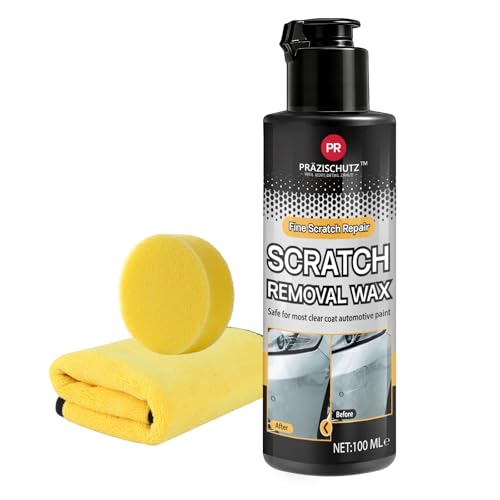 Car Scratch Remover - Wax & Polishing Compound for Paint Repair, Eliminate Swirls & Scratches, Restore Shine (100mL)
