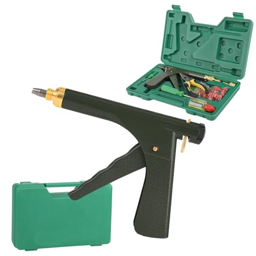 Motorcycle tire Repair kit, tire Repair Mushroom Plug Universal Tire Repair Tools to Fix Punctures and Plug Flats Patch Kit for car Motorcycle, ARB，ATV, Tractor, Trailer - color: green