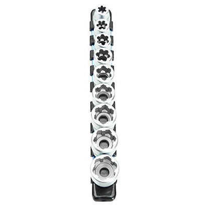 OEMTOOLS 22968 9-Piece, 3/8-Inch Drive SA Nut Busting Bolt Extractor Socket Set, Stripped Bolt Extractor, Lug Nut Removal Tool, Damaged Bolt Extractor - size: 9 Piece Nut Busting Bolt Extractor 3/8" Drive SAE
