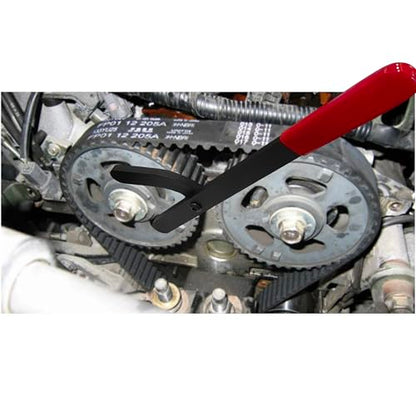 Universal Camshaft Pulley Holder Tool Camshaft Pulley Removal Tool Cam Pulleys Holder Cam Sprocket Holding Tool Compatible with Dodge Audi Chrysler Ford GM Honda Mazda Nissan Toyota Volvo