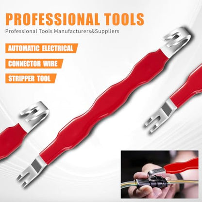 5PCS Electrical Disconnect Pliers, Automotive Electrical Plug Connector Disconnect Tool, Connector Separator, Car Safety Hammer,Hose Clamp Pliers, Applicable to Cars, Trucks, SUVs - size: Pliers-05