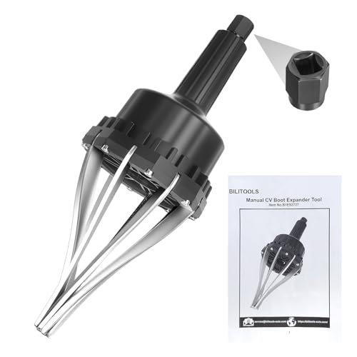 BILITOOLS Universal CV Boot Expander Installation Tool Manual | 1/2" Dr. CV Joint Boot Installation Tool for Most Vehicle, UTV, ATV