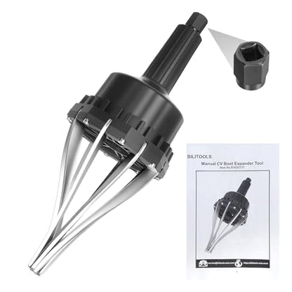 BILITOOLS Universal CV Boot Expander Installation Tool Manual | 1/2" Dr. CV Joint Boot Installation Tool for Most Vehicle, UTV, ATV