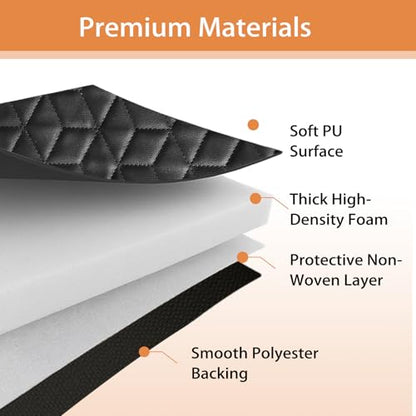 Upgraded Rolling Creeper Mat for Mechanics, 60 x 28 in Padded Automotive Work Mat for Cars, SUVs & Pickup Trucks, Black - color: Black