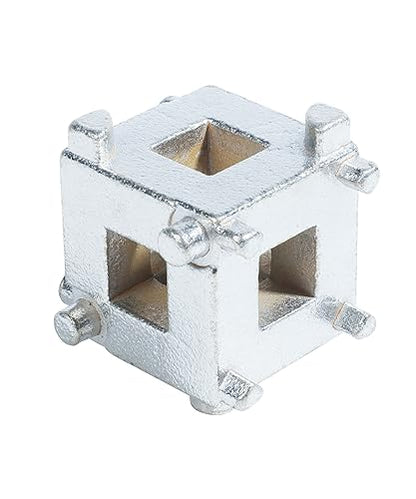 RACOONA Brake Caliper Compression Tool,Car Rear Disc Brake Piston Tool,Car Accessories Caliper Piston Compressor Tool,3/8" Disc Brake Piston Caliper Wind Back Cube Tool,Fits Rear Disc Brakes on Cars