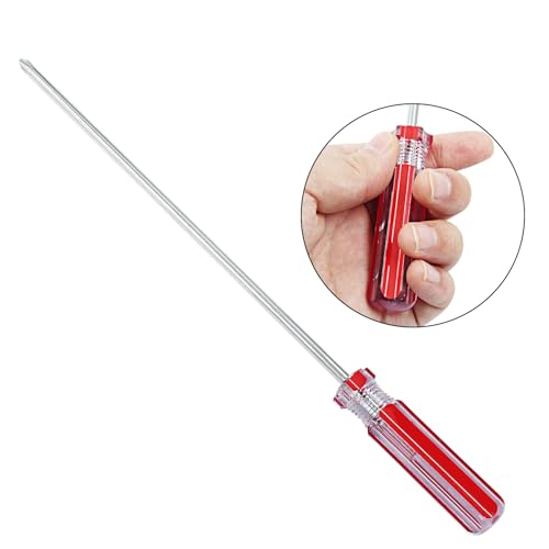 Piutouyar 12 Inch Phillips Screwdriver, #1 Magnetic Tip Screwdrivers | Extra Long Chrome-vanadium Steel Shaft , Cross Head Screwdriver, Long Screwdriver for Repair Home Improvement - size: 12 Inch #1
