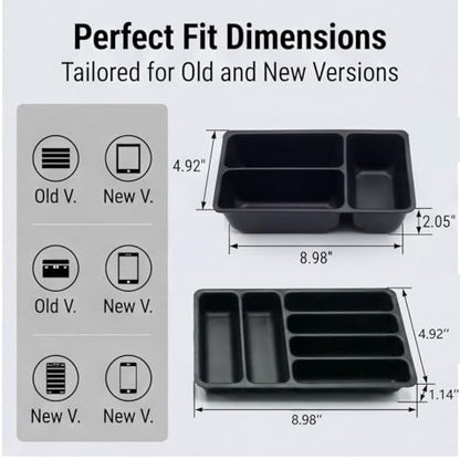 3 Pcs Tool Box Organizer Tray Divider Set for Kobalt Mini 3-Drawer ToolBox – Compatible with Both Old & New Version,Tool Desk Drawer Organization, Toolbox Accessories&Organizer.