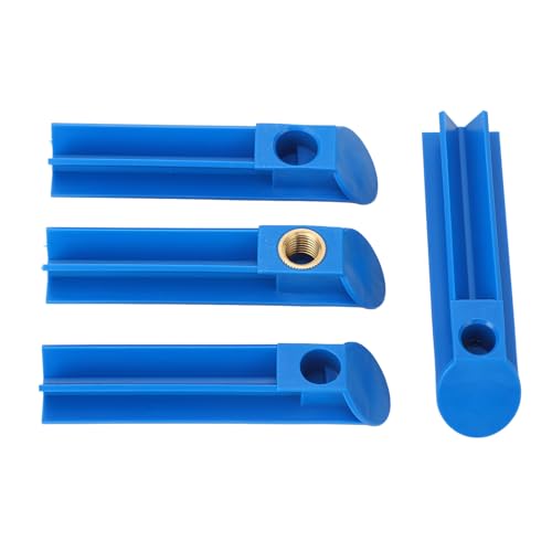 4PCS Fuel Injector Cleaner Adapter Kit, Universal Injector Flush Cleaning Tool for Car and Motorcycle, ABS Durable Nozzle Adaptors Compatible with All Fuel Injection