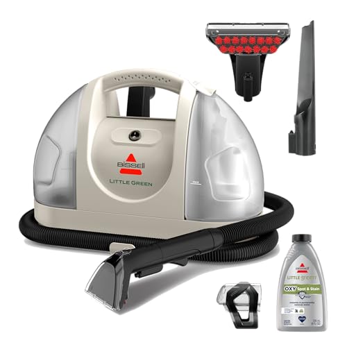 BISSELL Little Green Multi-Purpose Portable Carpet Cleaner, 3353D | Exclusive specialty tools; car & auto detailing; Amazon Exclusive Limited Edition colorway - color: Special Edition Coastal Clean, style: Little Green