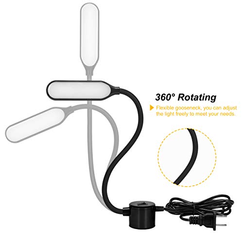 Sewing Machine Light, LED Work Lamp with Magnetic Base | Gooseneck, bandsaw light, for Lathe Drill Press, Bendable - style: Magnetic Light