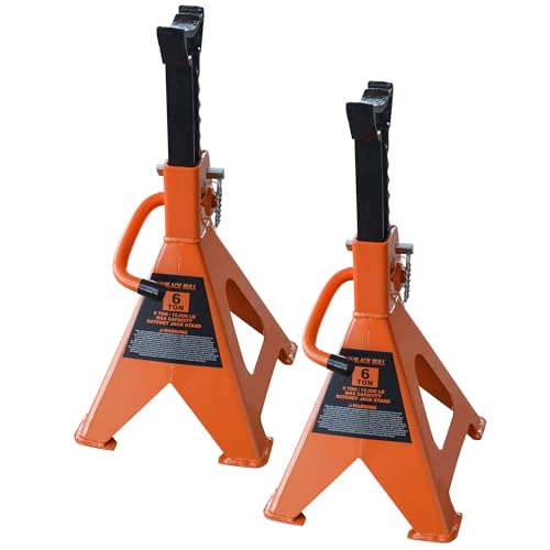 Buffalo Tools JS6SET: 6 Ton Jack Stand Set (2Pk) - size: 6 Ton