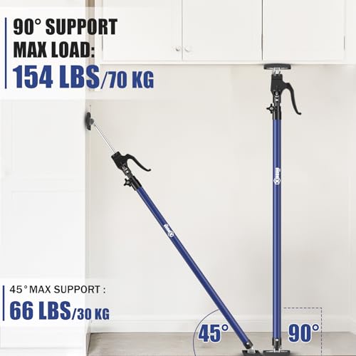 XINQIAO Cabinet Jacks for Installing Cabinets, Heavy Duty Third Hand Tools Adjustable Support Pole from 49.2 in to 114.2 in, 4 PCS - size: 49.2"-114.2" 4PC