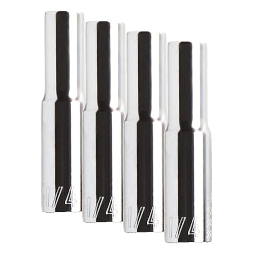 CRAFTSMAN Deep Socket, SAE, 1/4-Inch Drive, 1/4-Inch, 6-Point (CMMT43573) (Pack of 4) - size: 1/4" (Pack of 4)