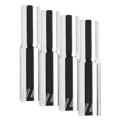 CRAFTSMAN Deep Socket, SAE, 1/4-Inch Drive, 1/4-Inch, 6-Point (CMMT43573) (Pack of 4) - size: 1/4" (Pack of 4)