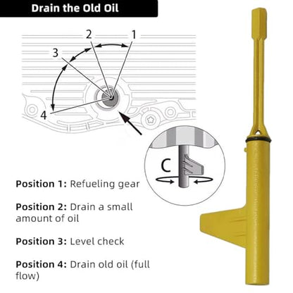 DPTOOL Metal Transmission Oil Filling Tool Compatible with Mercedes Benz 725.0 9-Speed Oil Change Transmission Filler Tool Adapter Replace 725 589 02 90 00, 725 589 00 90 00 - size: 9 Speed