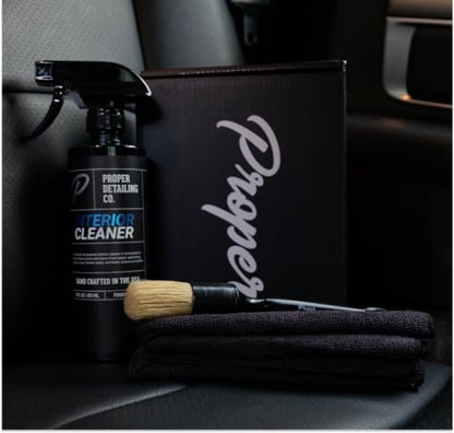 Interior Car Cleaning Kit - Professional Auto Detailing Supplies with Brush for Complete Vehicle Interior Detailing - Car Interior Cleaner Kit for Deep Cleaning. Car Detailing Interior Detailing Kit. - size: Kit