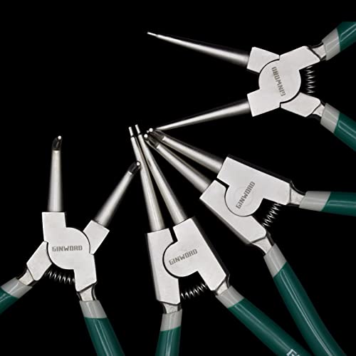 9 inch Straight External large Snap Ring Plier, Circlip Pliers, Tips C-Clip Pliers for Ring Remover Retaining - size: 9-inch Straight External Plier (1PC)