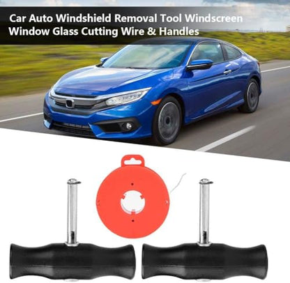 Professional Windshield Removal Tool Kit – Auto Glass Cutting & Wire Puller Set for Easy Car Windshield Replacement & Repair – Compatible with Most Vehicles A - color: A