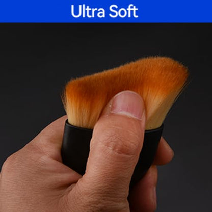 Car Detailing Brush, Automotive Interior Dusting Brush, Soft Car Interior Cleaning Tool for Dashboard Interior, Leather, Keyboard, Scratch-Free (2PCS-C) - size: 2PCS-C